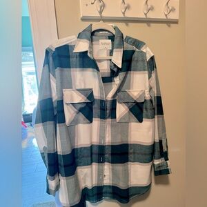 Abercrombie oversized flannel